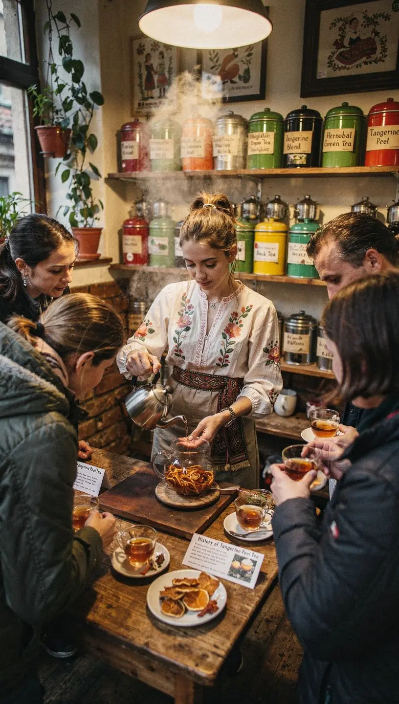 Kellemesen illatos mandarin tea, amely a hűvös napokon is felmelegít.